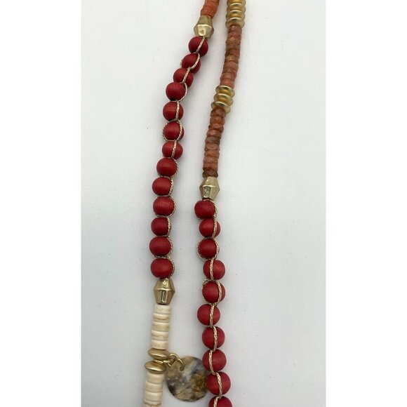 Chicos Utopia Collection Summerberry Single-Strand Beaded 48 inch Necklace NWT - Picture 6 of 8